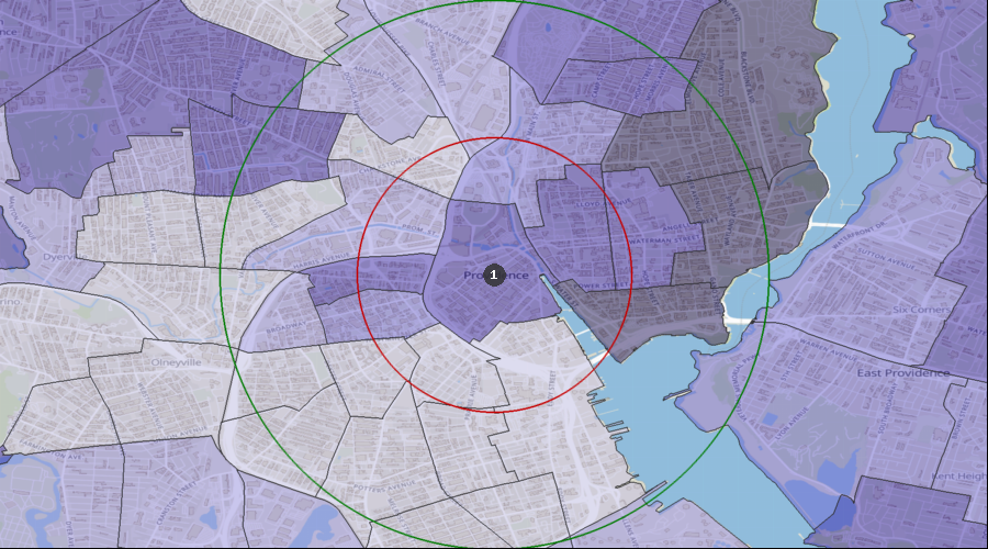 Providence, Rhode Island - Percentage of the Population Visiting a Dentist in the Last 12 Months